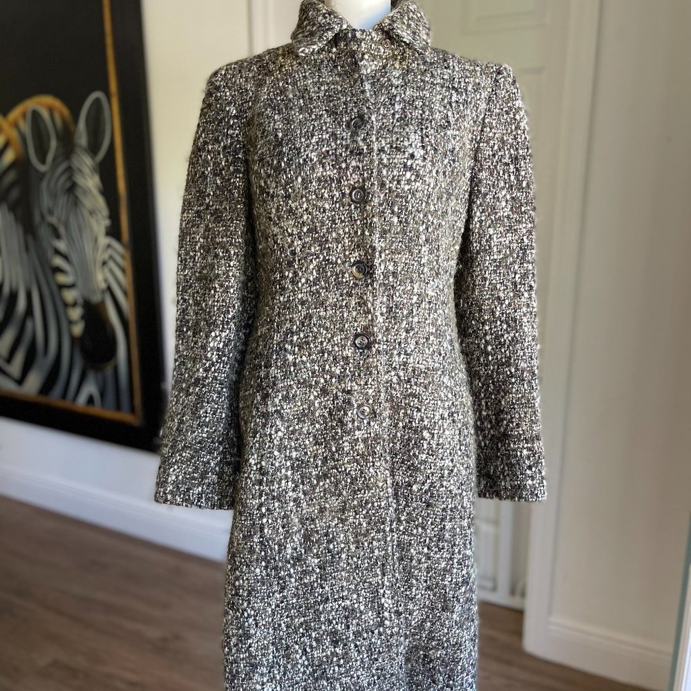 Piazza Sempone 3/4 Length Tweed Jacket